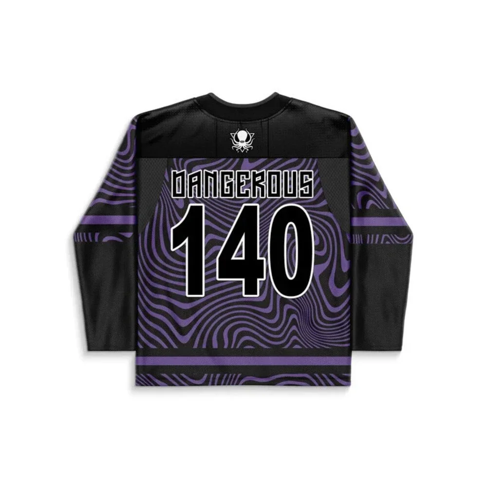 PURPLE TRIPWAVE PRO CUT HOCKEY JERSEY XL